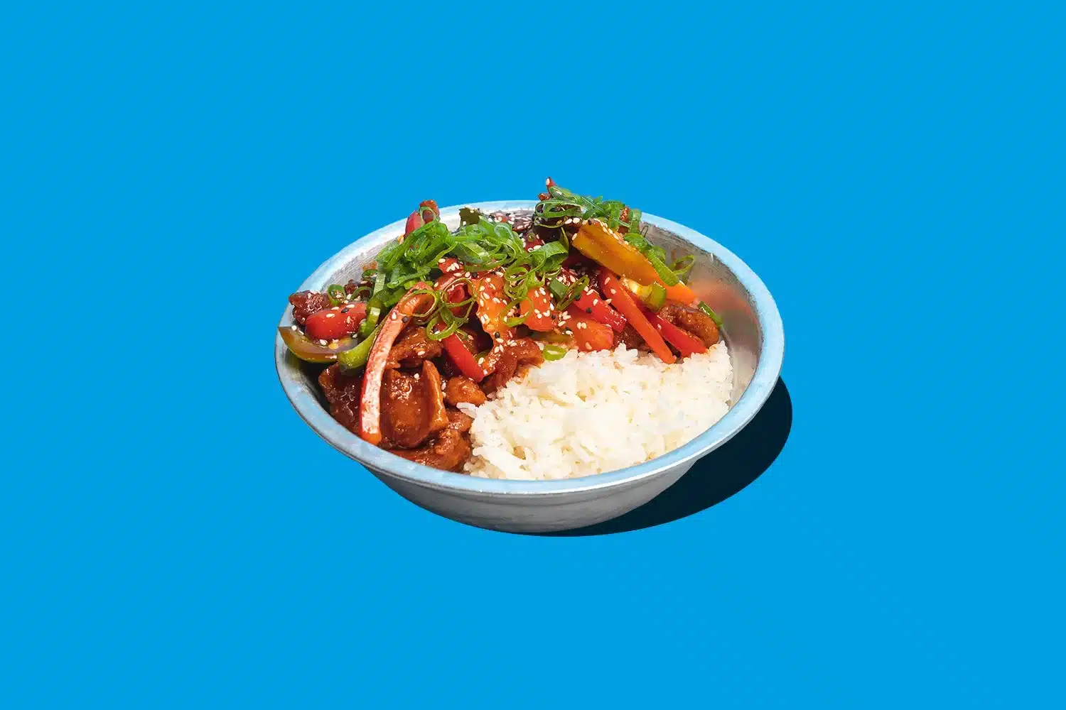 Poulet Sweet & Sour on Rice